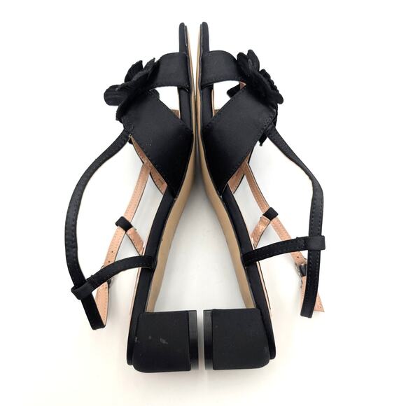 Charles David Dean Slingback Sandal Floral Top Women's Black Size US9M EU39.5 - Picture 6 of 13